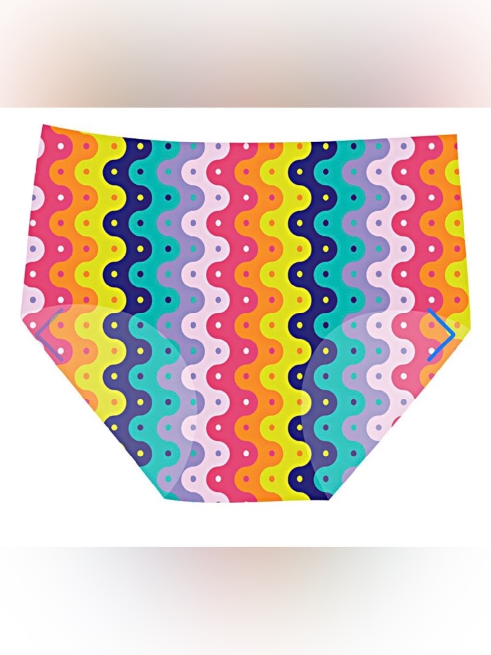 NWT, Women’s Cheek Boss rainbow briefs, 3 XL, L50